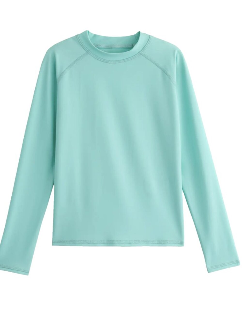 Quince Kids Long Sleeve Rash Guard — Kids 12 | Turquoise | NWT
